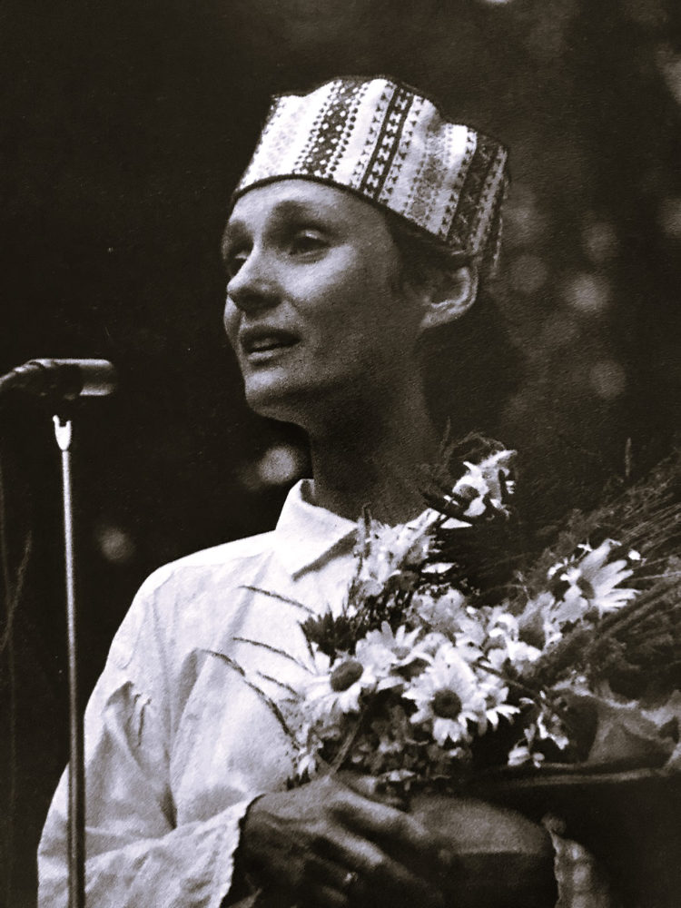 Folkloras festivālā “Baltica-88”. Rīga, 1988. gads