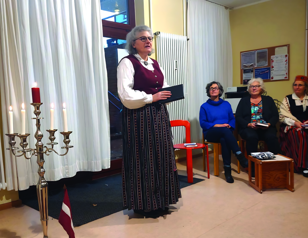 Valsts svētku dievkalpojums Minsterē, Vācijā.
2023. gads. Foto: Sarma Gintere